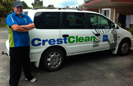 Hamish McGregor is embracing Crest’s new Pure Water Window Cleaning System to utilise its benefits.