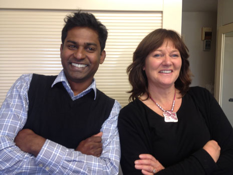 Kiri James and Yasa Panagoda go way back -- both are now Regional Directors for CrestClean. 