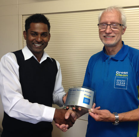 Grant Holland, one of the longest serving Christchurch -- and CrestClean -- franchisees