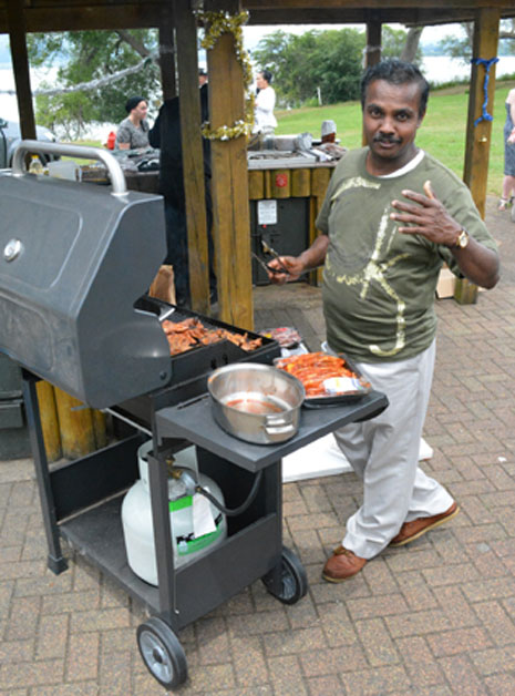 Fortunately, new franchisee Lalith Degambada is a professional chef, too. 