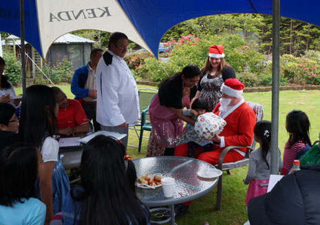 All the children of Invercargill have been good this year, according to Santa, who made a special stop at the CrestClean region’s Christmas party.