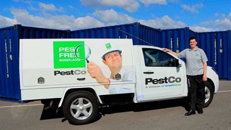 PestCo Service Technician Mike Wills provides customers with pest control services and Integrated Pest Management programmes.