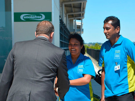 orth Harbour franchisees Radhna and Naresh were honoured to meet Prime Minister Rt Hon John Key.