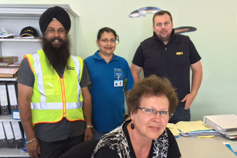 Aqui-S office administrator Olga Likhatcheva and Technical/Marketing Manager Nick Paton could not praise Hutt Valley franchisees Gurpal Singh and Rana Kaur enough.
