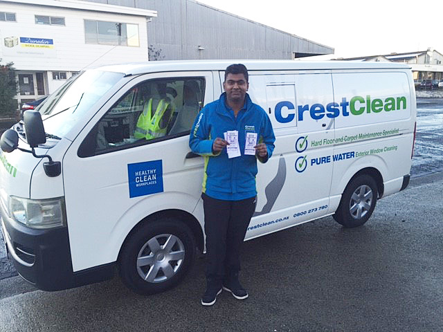 Nitij Maharaj can be proud of winning an award for having the cleanest vehicle