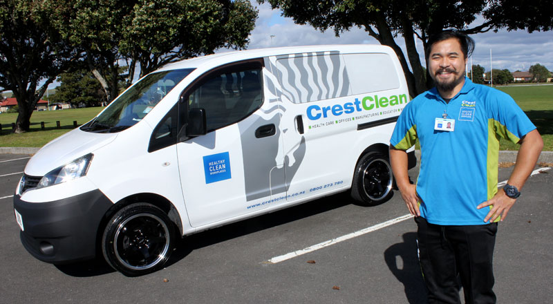 Ralph Sales loves the new look the wheels have brought to his Nissan NV200 van.