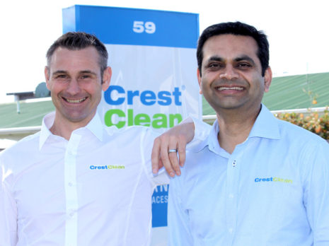 Pinakin Patel (right) with Jan Lichtwark, Tauranga Regional Manager.