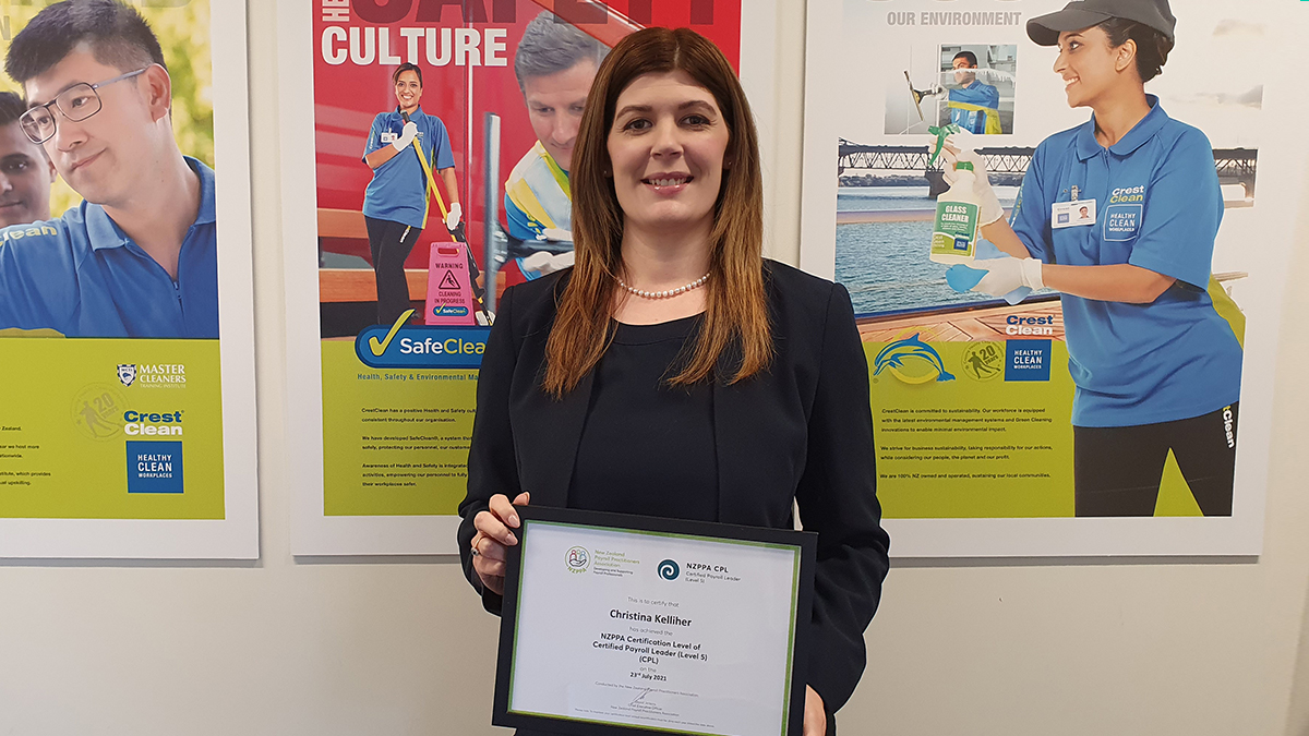 Christina takes the lead with top payroll qualification