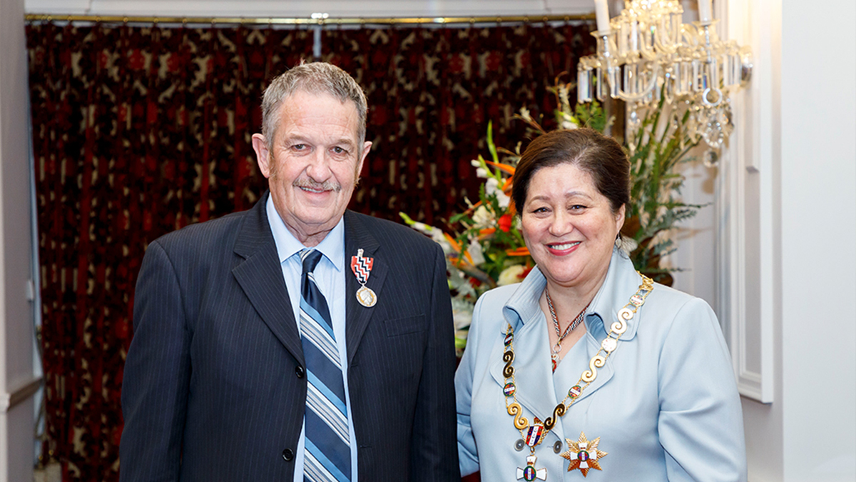 CrestClean’s Glenn Cockroft follows in his father’s footsteps with Queen’s Service Medal