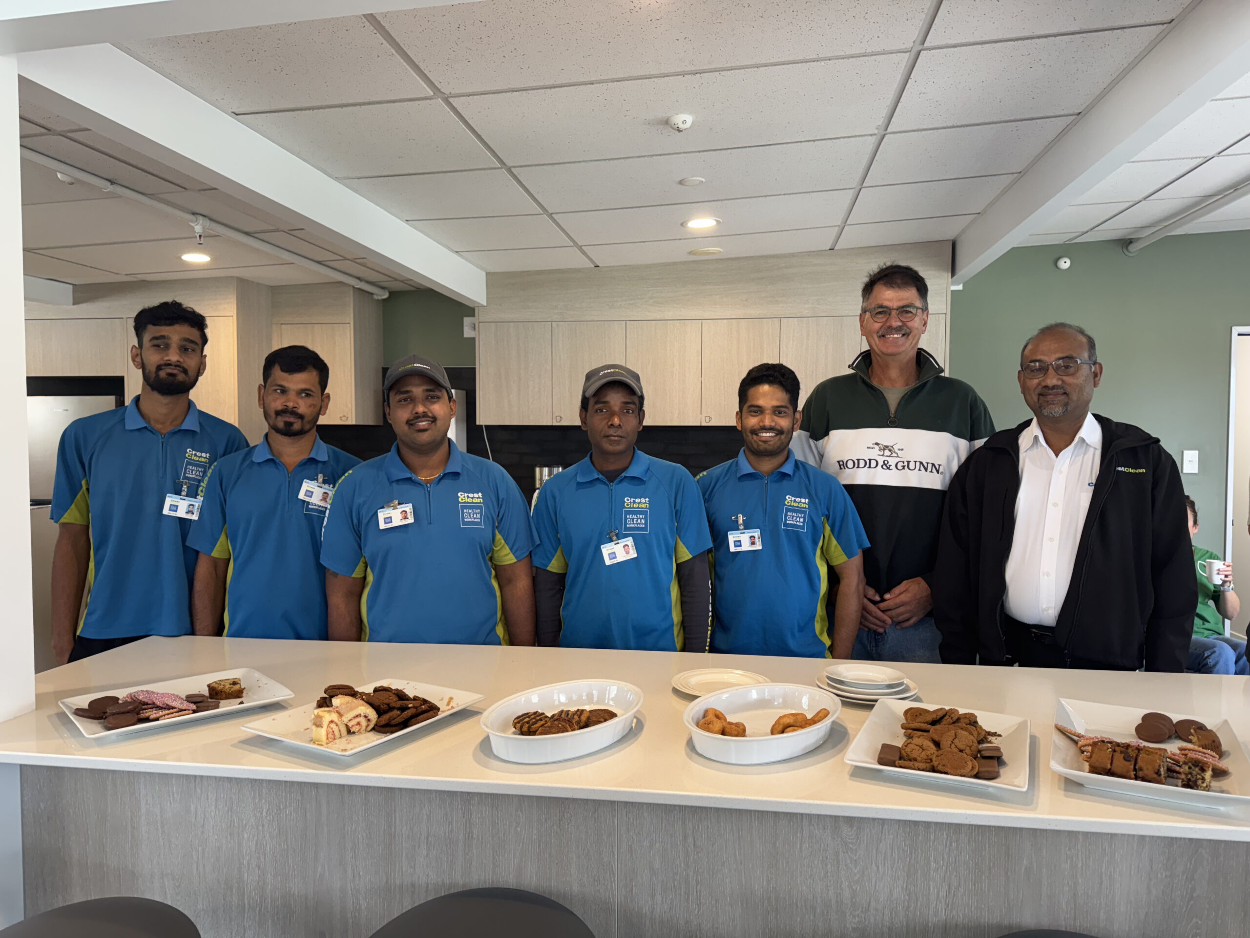 A sweet thank you – Glendowie School treats cleaning team to morning tea