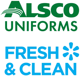 Alsco Uniforms and Fresh Clean logo, stacked