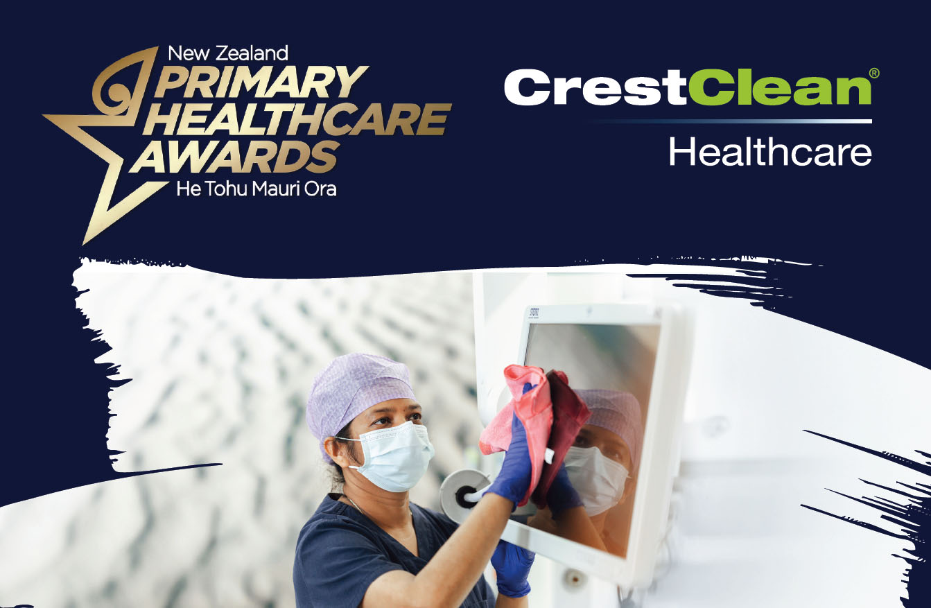 CrestClean Healthcare are proud sponsors of the New Zealand Primary Healthcare Awards