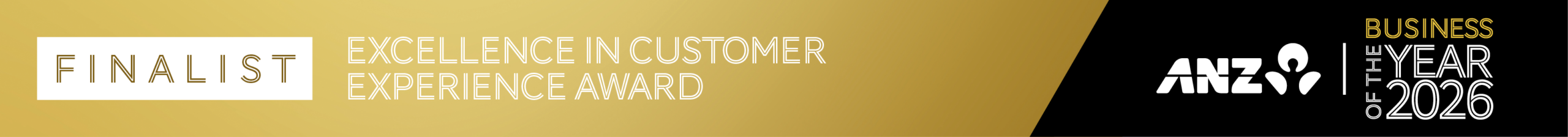 Finalist Excellence in Customer Experience Award - ANZ Business of the Year 2026