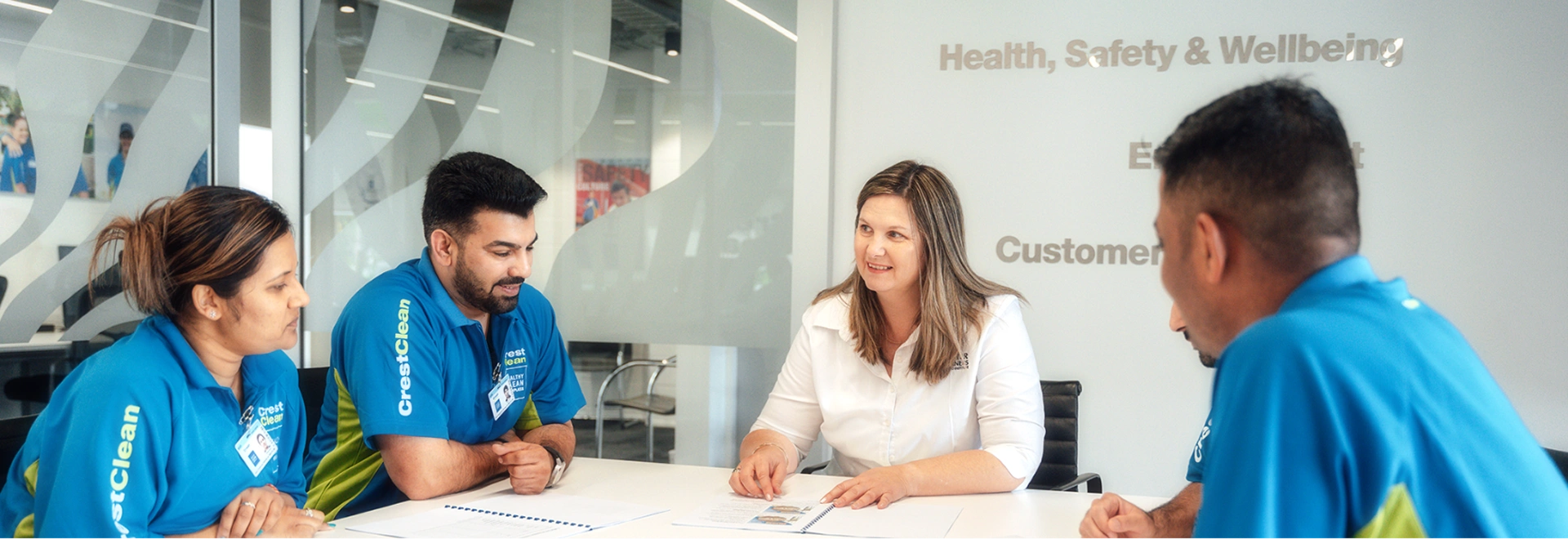 CrestClean Health & Safety Meeting