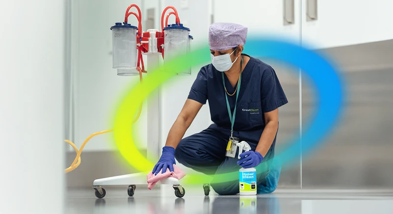 Healthcare cleaning services