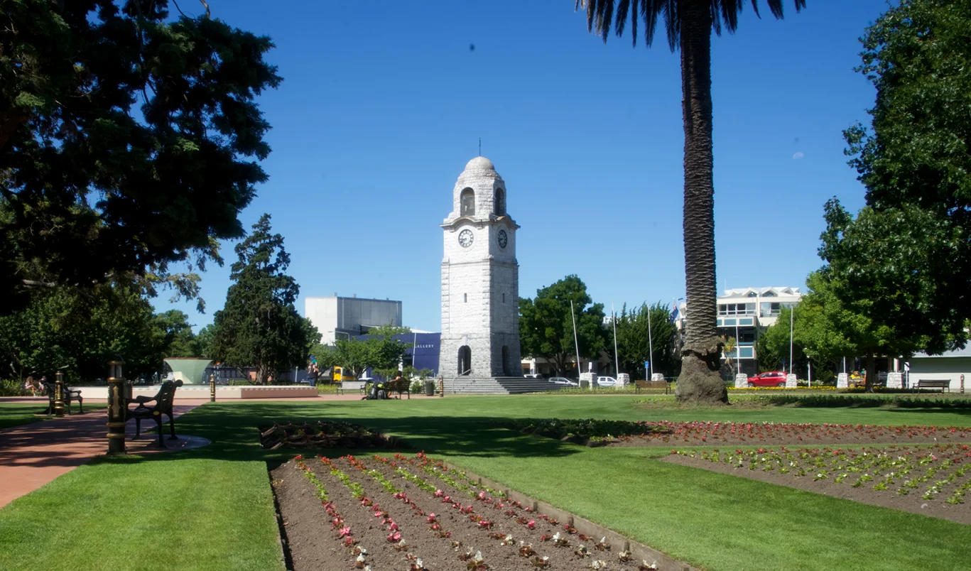 Blenheim Seymour Square Clock Tower – Commercial Cleaning Blenheim