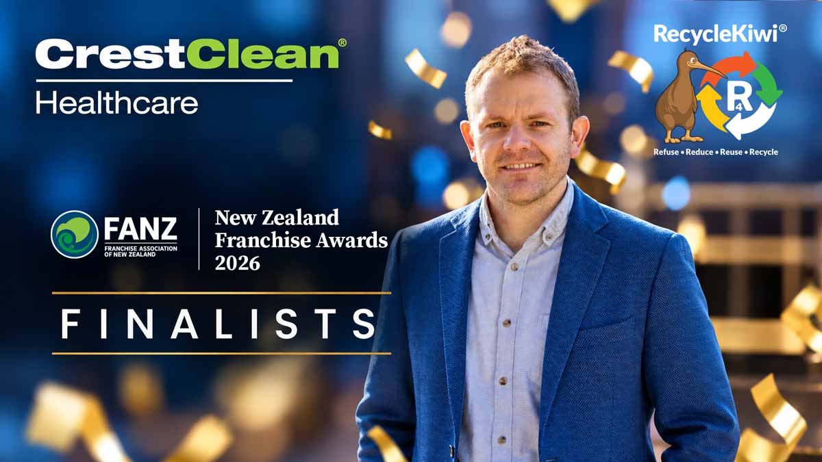 CrestClean named finalist in three categories at 2026 New Zealand Franchise Awards