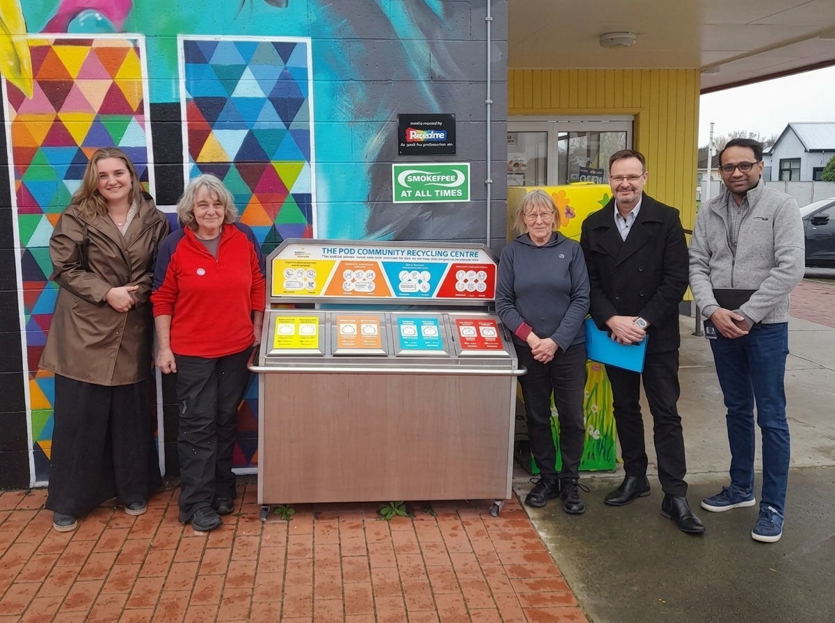 RecycleKiwi helps bring South Alive’s community recycling hub back to life